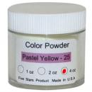 Five Stars Color Powder - Pastel Yellow - 25 - 4oz
