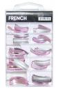 French Metallic Pink - 70 Tips - 26102