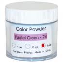 Five Stars Color Powder - Pastel Green - 28 - 4oz