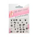 3D Nail Seal - Playboy BLACK & WHITE