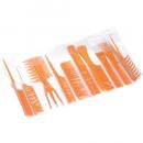 Gold Magic 10 Piece Bone Comb Rollup Set