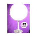 Soft 'n Style Dual-sided Table Makeup Mirror 5x Magnifying