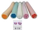 Polymer Clay Cane Art B-118 - 2 Inches Long