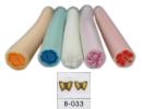 Polymer Clay Cane Art B-033 - 2 Inches Long
