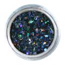 Glitter Powder Nail Art - GP11 Black 0.5 oz
