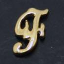 Charm Gold - Char F (10 pieces a bag)