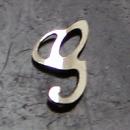 Charm Silver - Char G (10 pieces a bag)