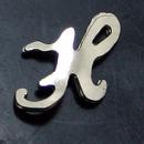 Charm Silver - Char H (10 pieces a bag)