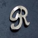Charm Silver - Char R (10 pieces a bag)