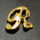 Charm Gold - Char R (10 pieces a bag)
