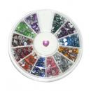 Rhinestone - Heart 400 ct in Wheel Box - Five Stars