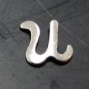 Charm Silver - Char U (10 pieces a bag)