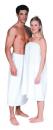 Scalpmaster Terry Cloth Spa Wrap, Velcro White