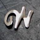 Charm Silver - Char W (10 pieces a bag)